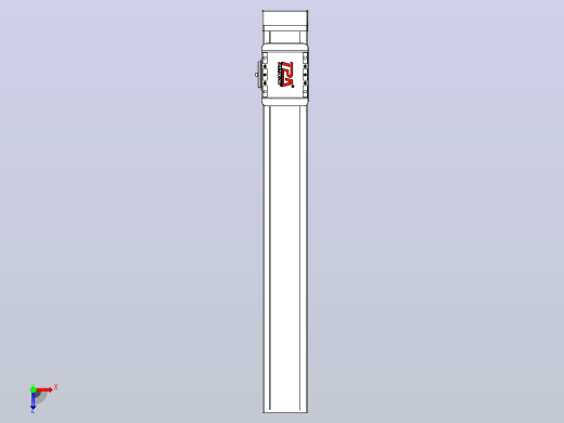 滚珠丝杠直线轴带导轨全封闭TPA-HCR-85D-1610C-L550-MP-C-P20-N3俯视缩略图