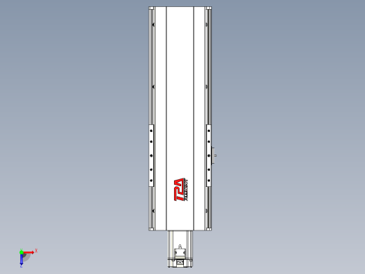 日规模组半封闭丝杆TPA-HNR-202D-2510C-L300-M-C-P75-N3俯视缩略图