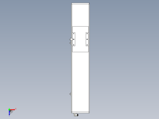 MCH14无尘螺杆滑台[MCH14-L#-400-M-P20-C3]俯视缩略图