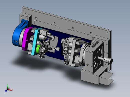 汽车转向节四轴加工夹具