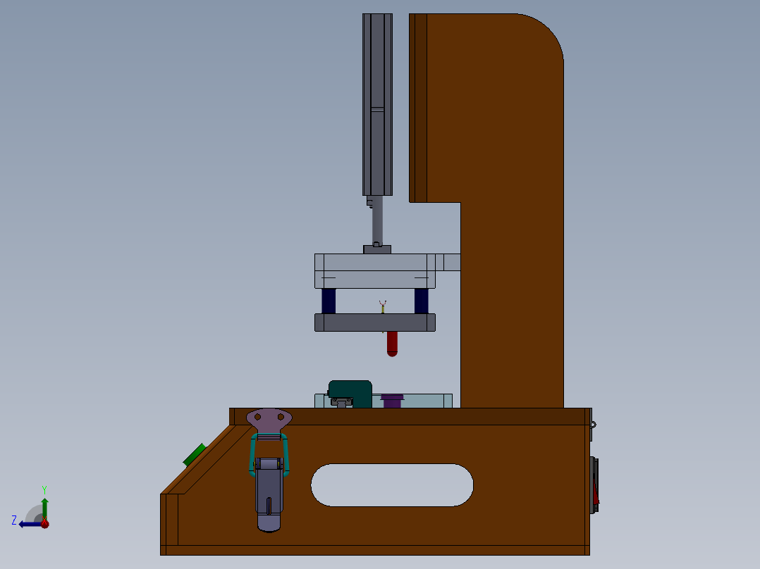 检验治具右视图