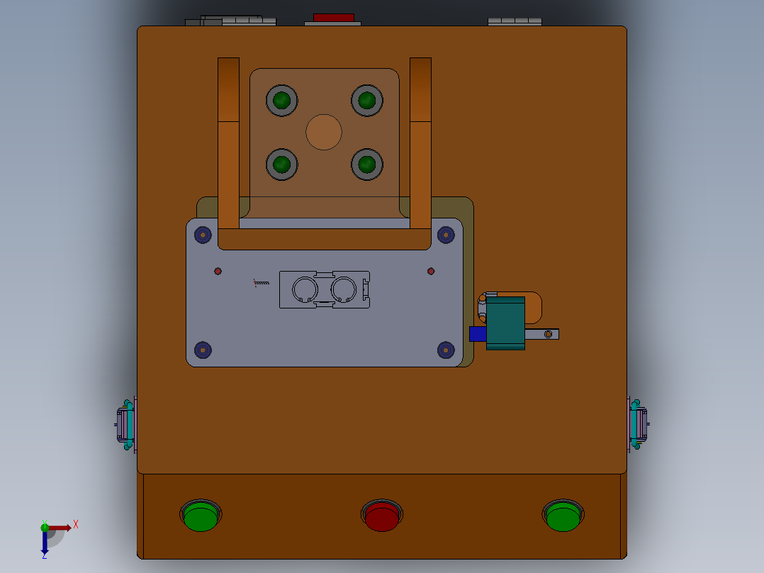 检验治具俯视图