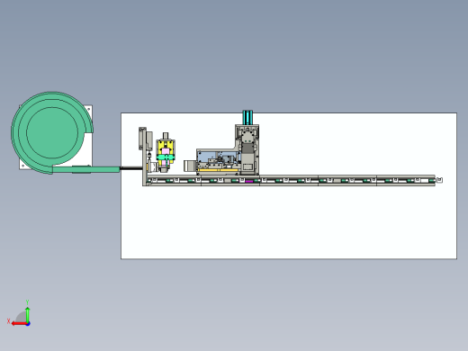 插pin裁切机、非标自动化插件机3D模型 (1)后视缩略图