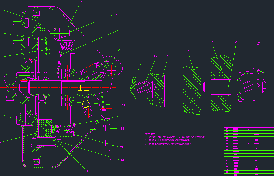 重型载货汽车离合器设计