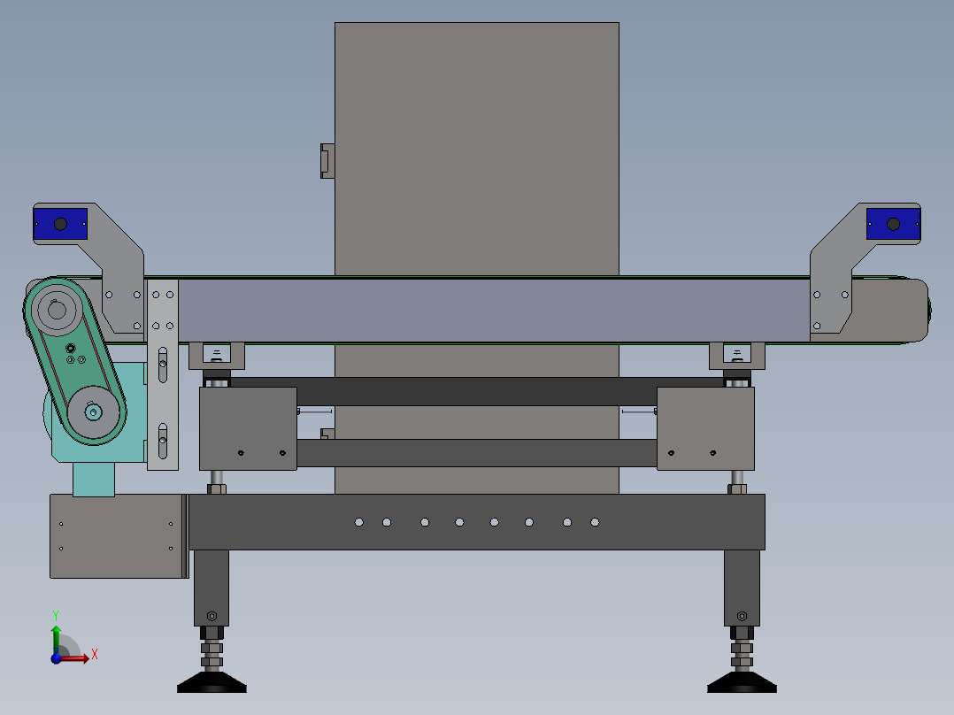 检重秤 二次称重 自动检重秤前视图