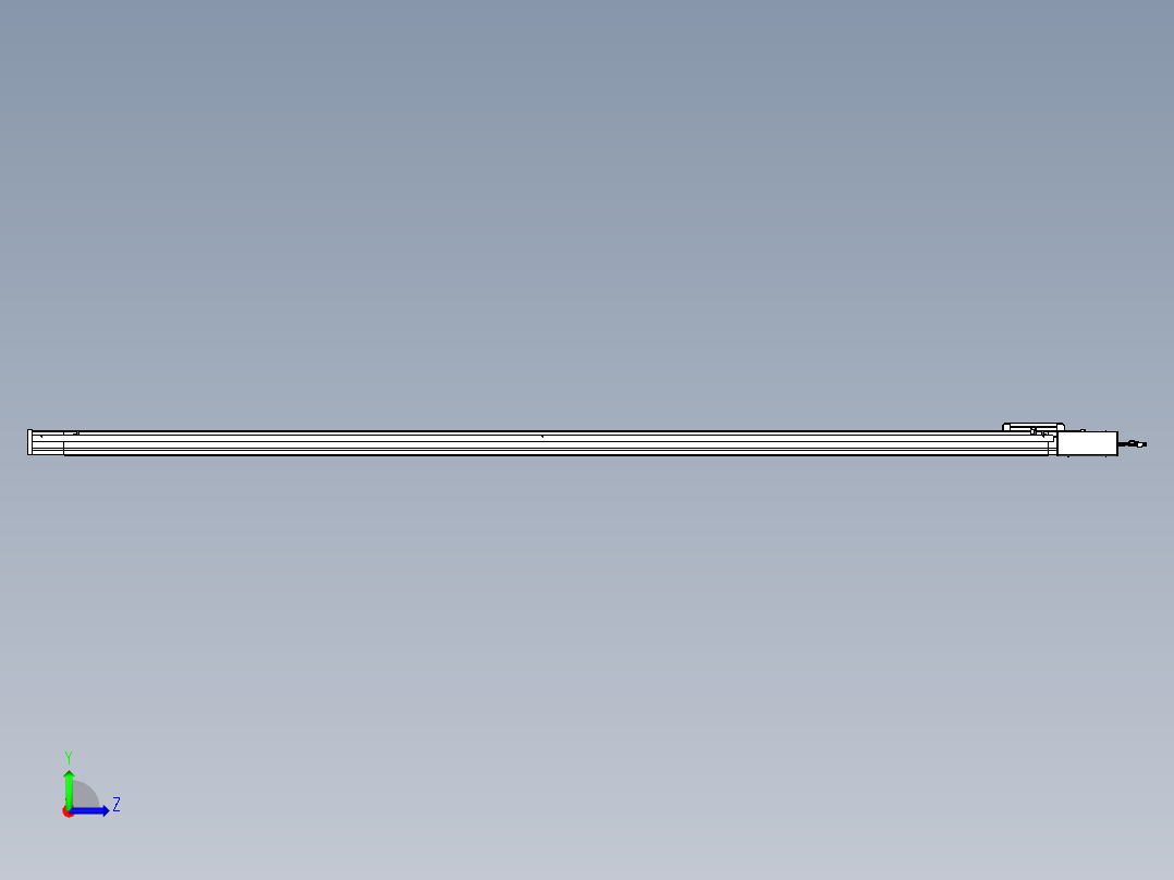 威洛博LB.GB同步带传动--欧规系列LB6A-L65-S2550-BR左视图