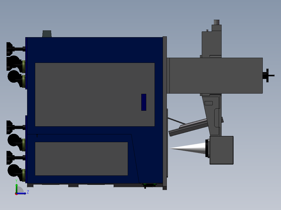 EP-12打标机(1)左视图