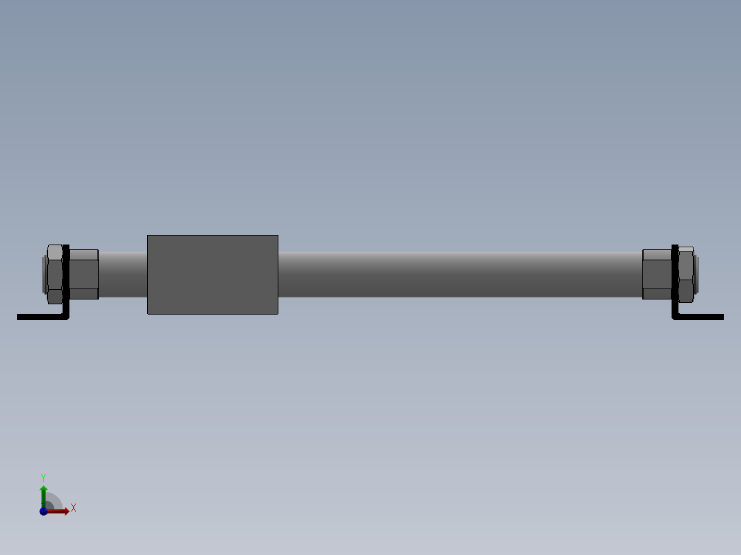 无杆气缸RMS20X275LB前视图