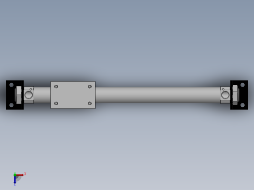 无杆气缸RMS20X275LB俯视缩略图
