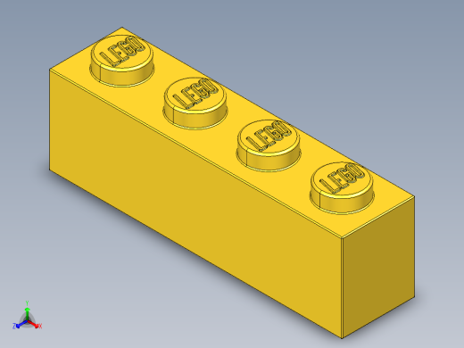 乐高套装 4421基本积木-301024 Bright Yellow Brick 1 x 4.STEP