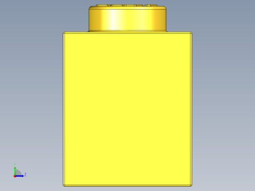 乐高套装 4421基本积木-301024 Bright Yellow Brick 1 x 4.STEP左视缩略图