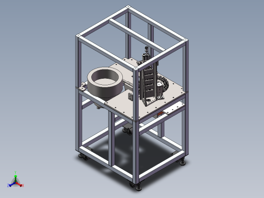铜片端子全自动锁螺丝机正等轴测缩略图