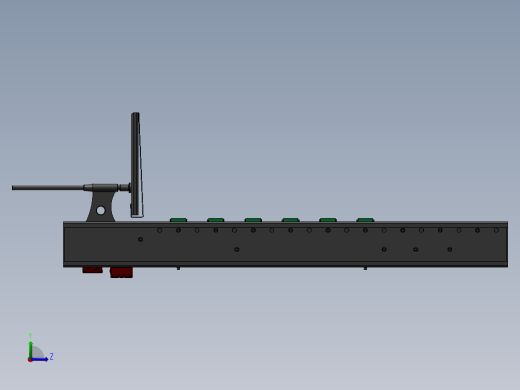 分拣动力辊道左视缩略图