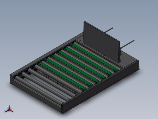 分拣动力辊道正等轴测缩略图