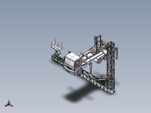 云梯车正等轴测缩略图