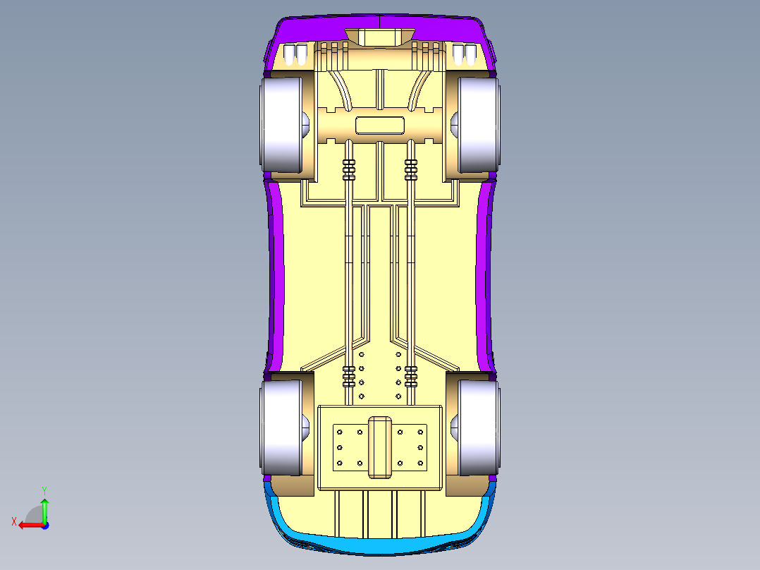 经典赛车 STP后视图