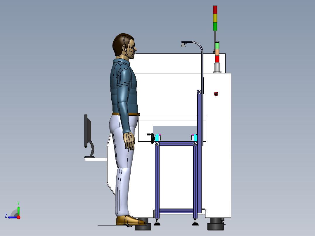 F822 SMT波峰焊生产线方案右视图