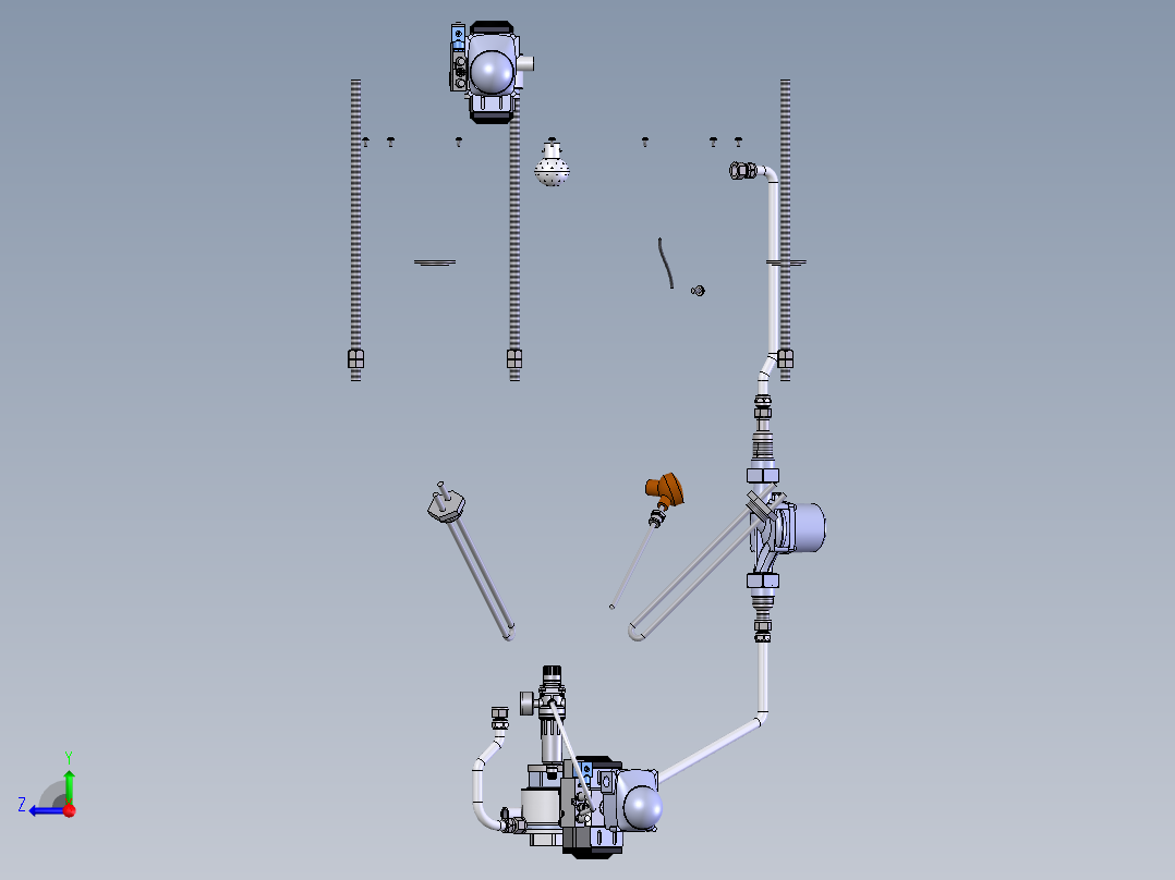 储罐液体右视图
