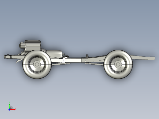 A650 in UAZ汽车底盘结构3D图纸 STEP格式前视缩略图