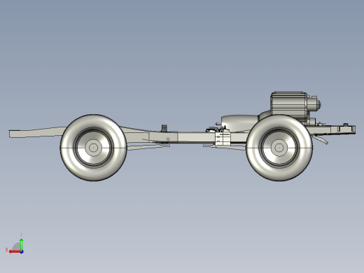 A650 in UAZ汽车底盘结构3D图纸 STEP格式后视缩略图