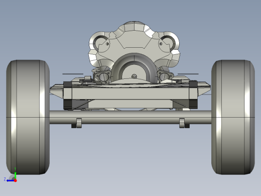 A650 in UAZ汽车底盘结构3D图纸 STEP格式右视缩略图