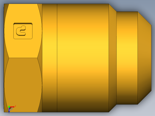 扩口式工业通用硬管接头Flared Seal Plug 639F-10俯视缩略图