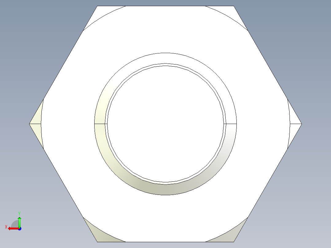 定位配件2268(B)多系列多零件图纸模型后视图
