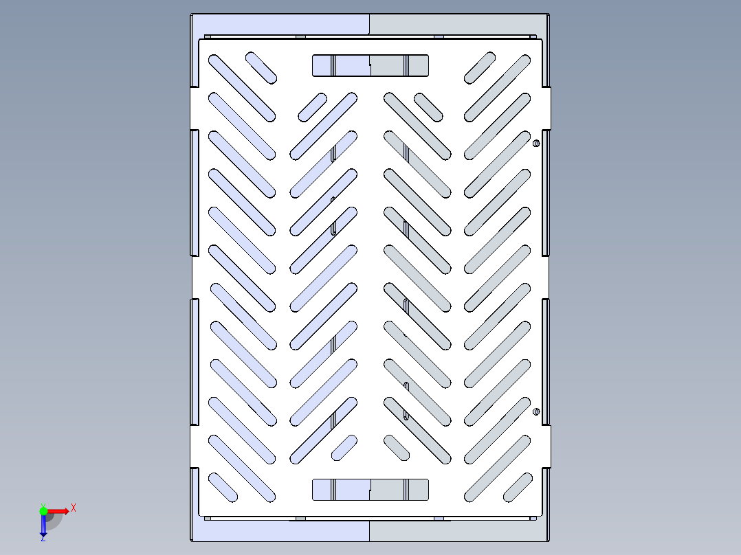 钣金烧烤架2俯视图