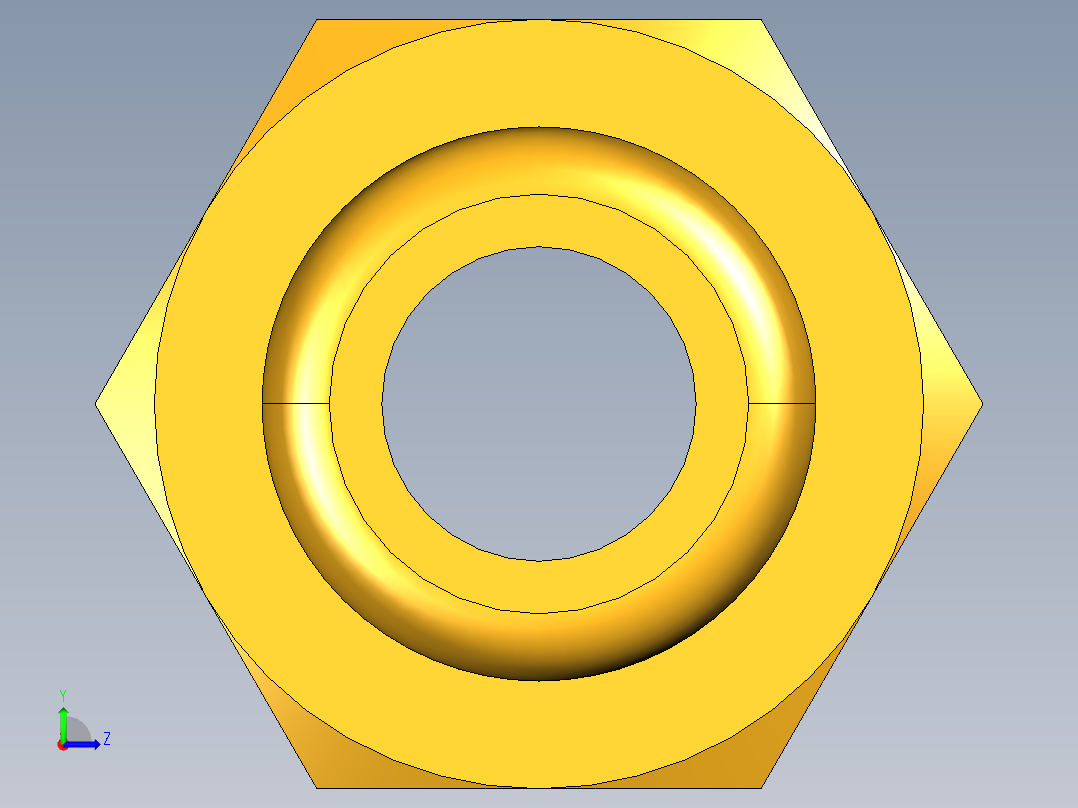 倒齿式工业管接头Beaded Hose Barb to male pipe 68HB-6-6左视图