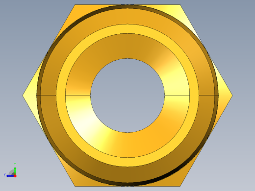 倒齿式工业管接头Beaded Hose Barb to male pipe 68HB-6-6右视缩略图