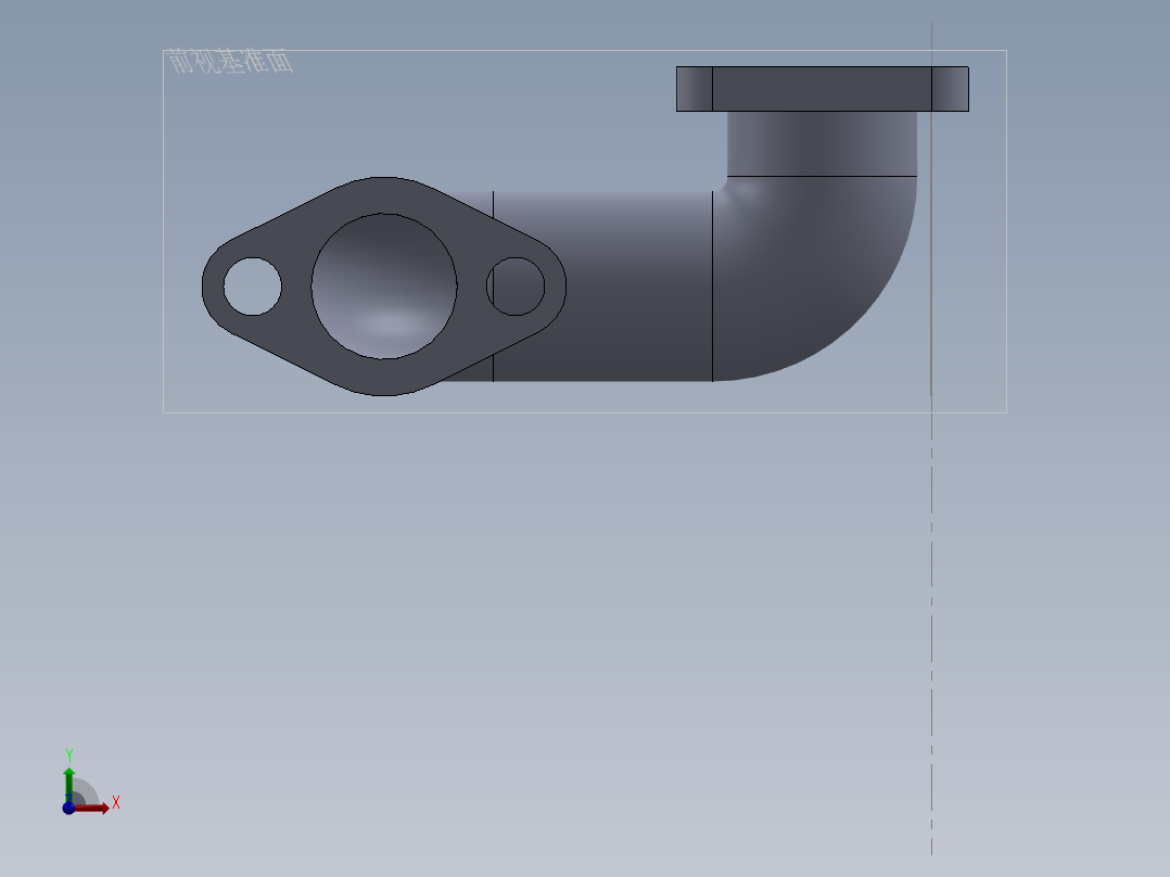 机械零件图11前视图