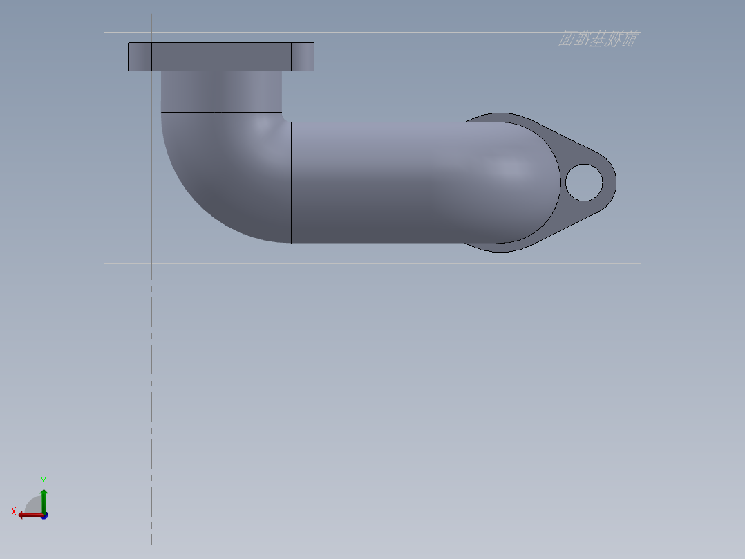 机械零件图11后视图