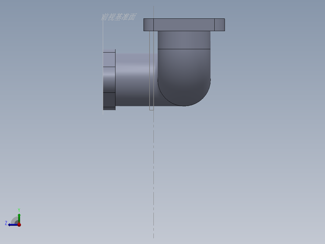 机械零件图11右视图