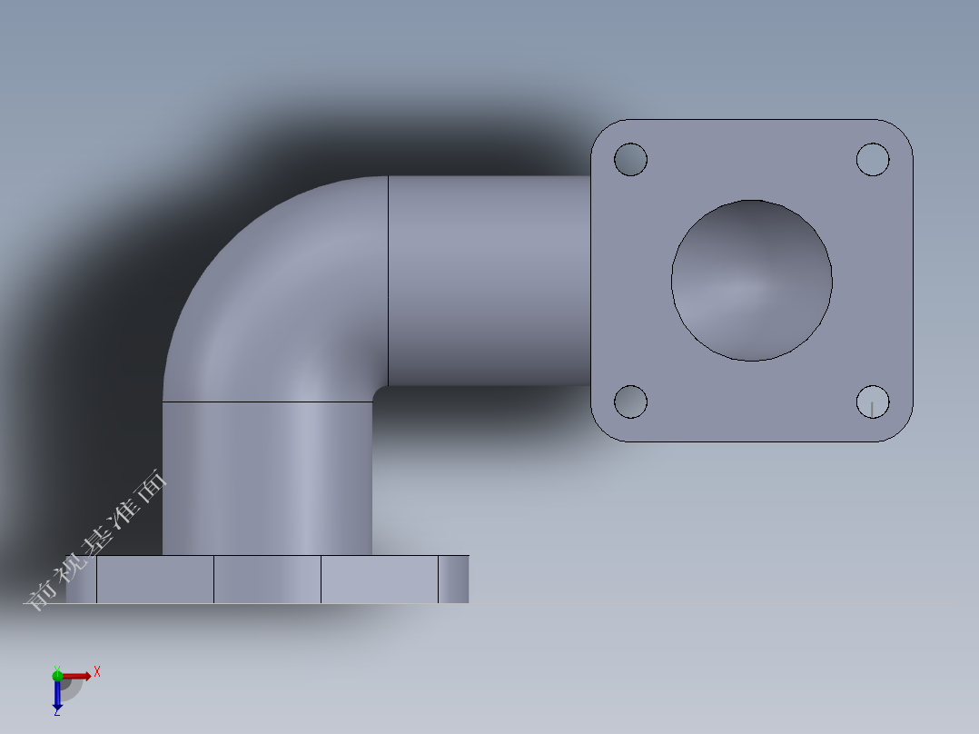 机械零件图11俯视图