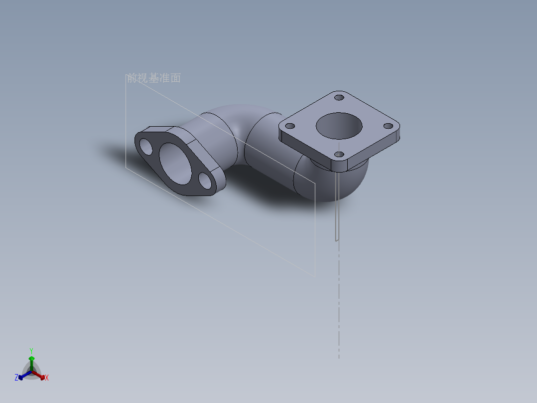 机械零件图11正等轴测图