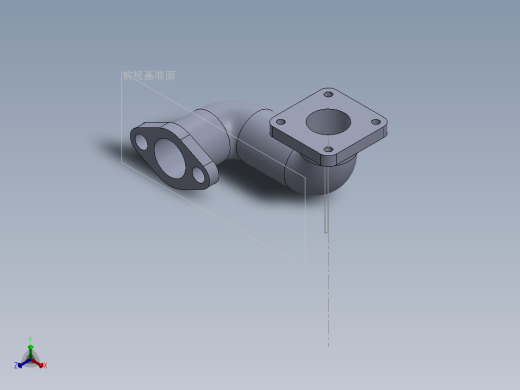 机械零件图11正等轴测缩略图