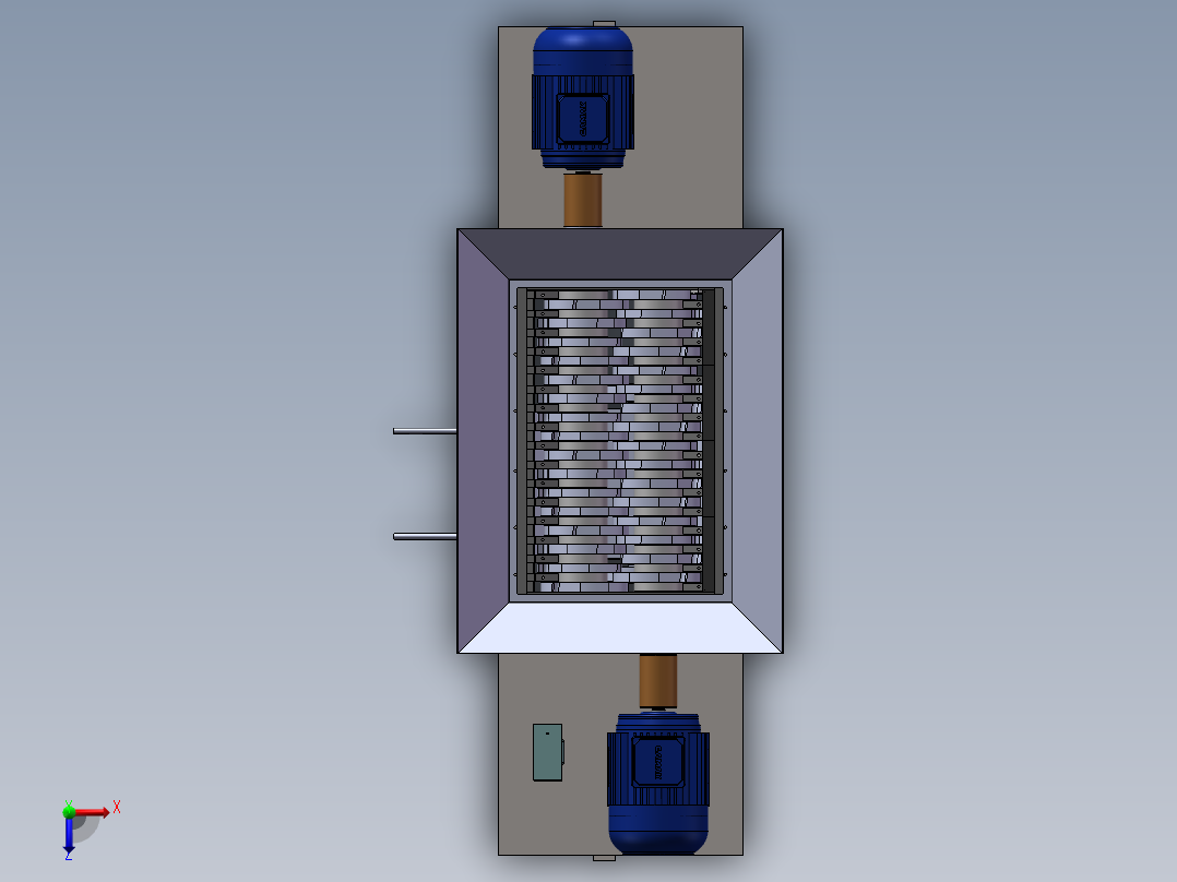 石头粉碎机sw18可编辑俯视图