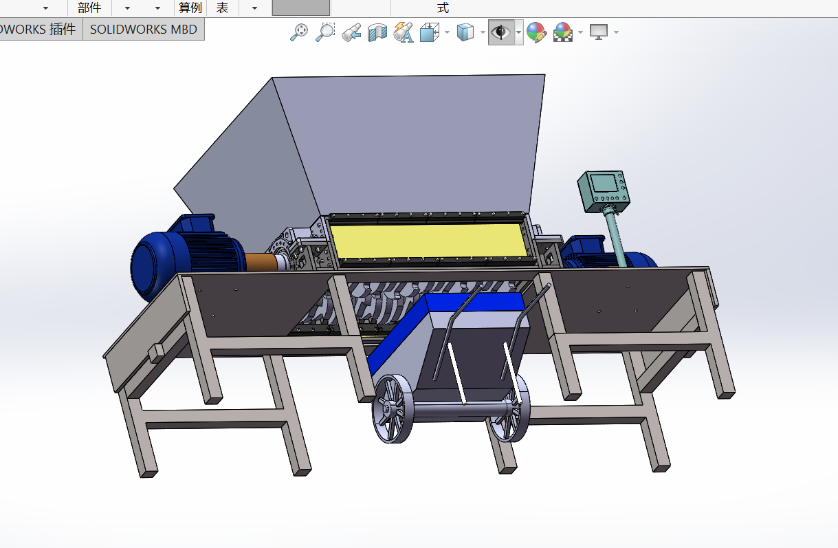 石头粉碎机sw18可编辑