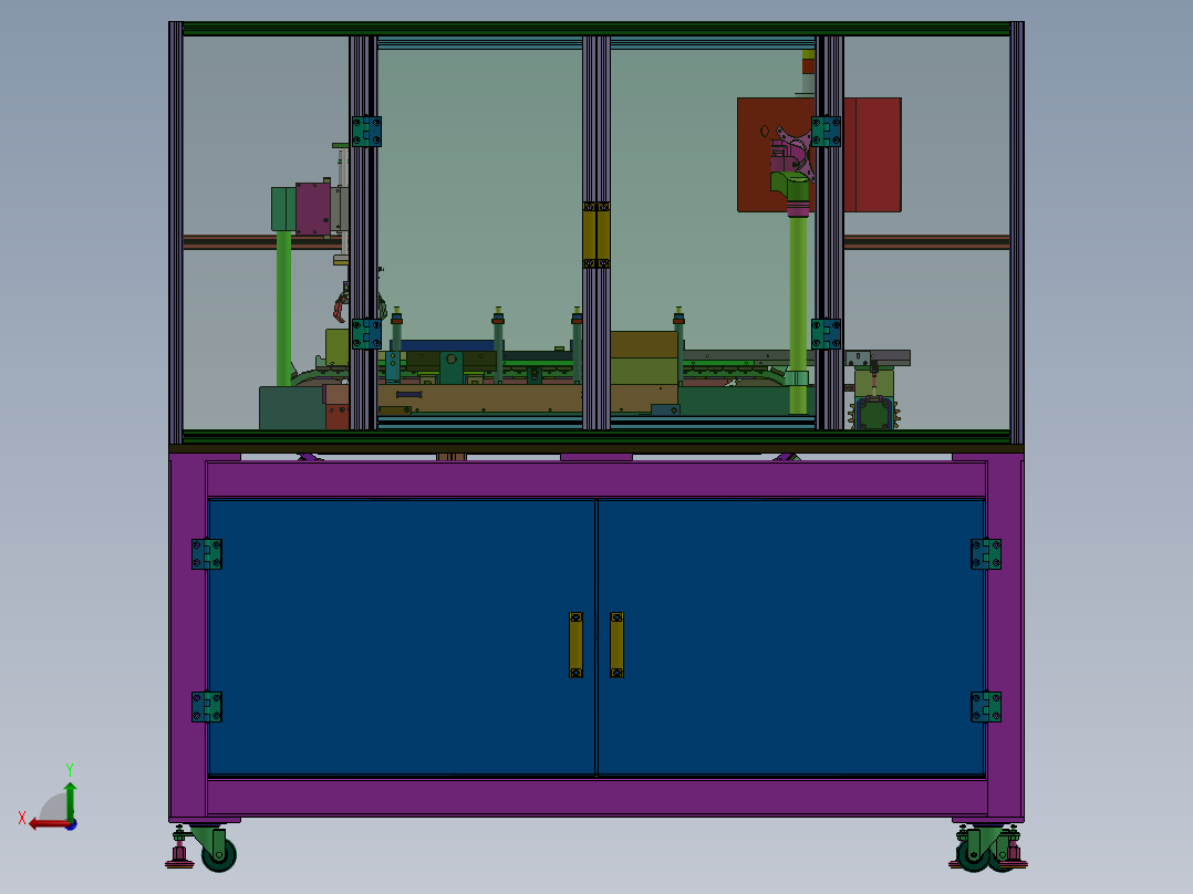 自动扣机设备sw16后视图