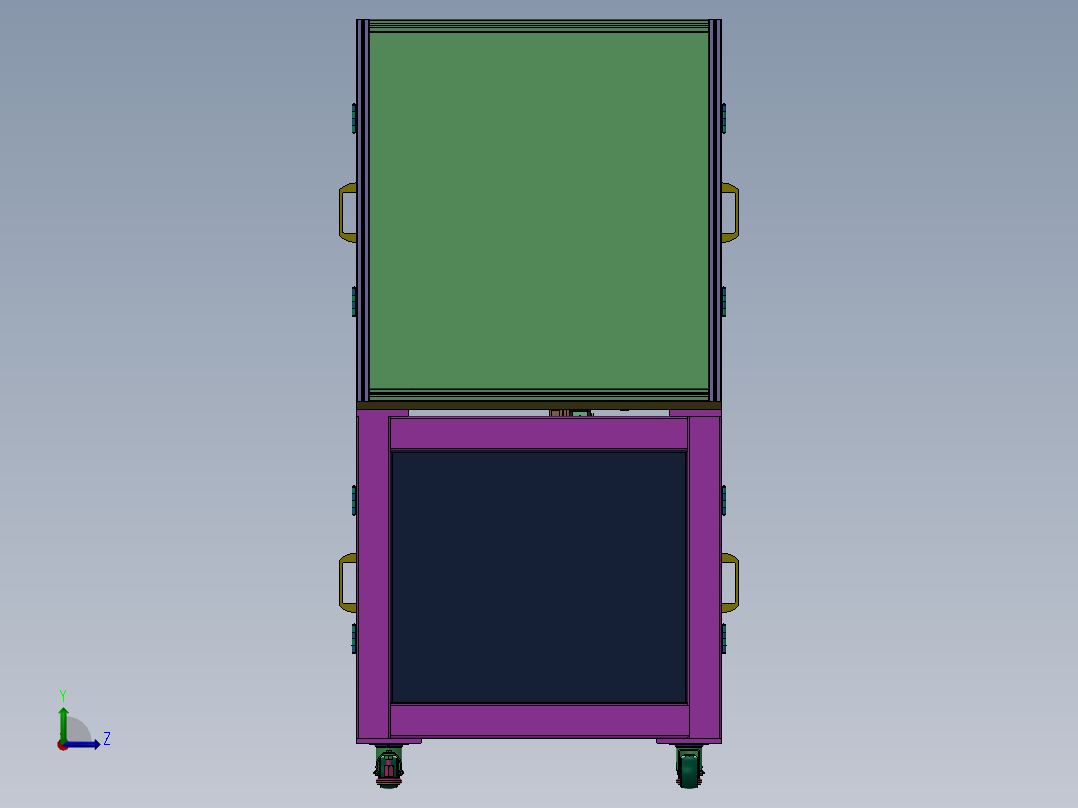 自动扣机设备sw16左视图