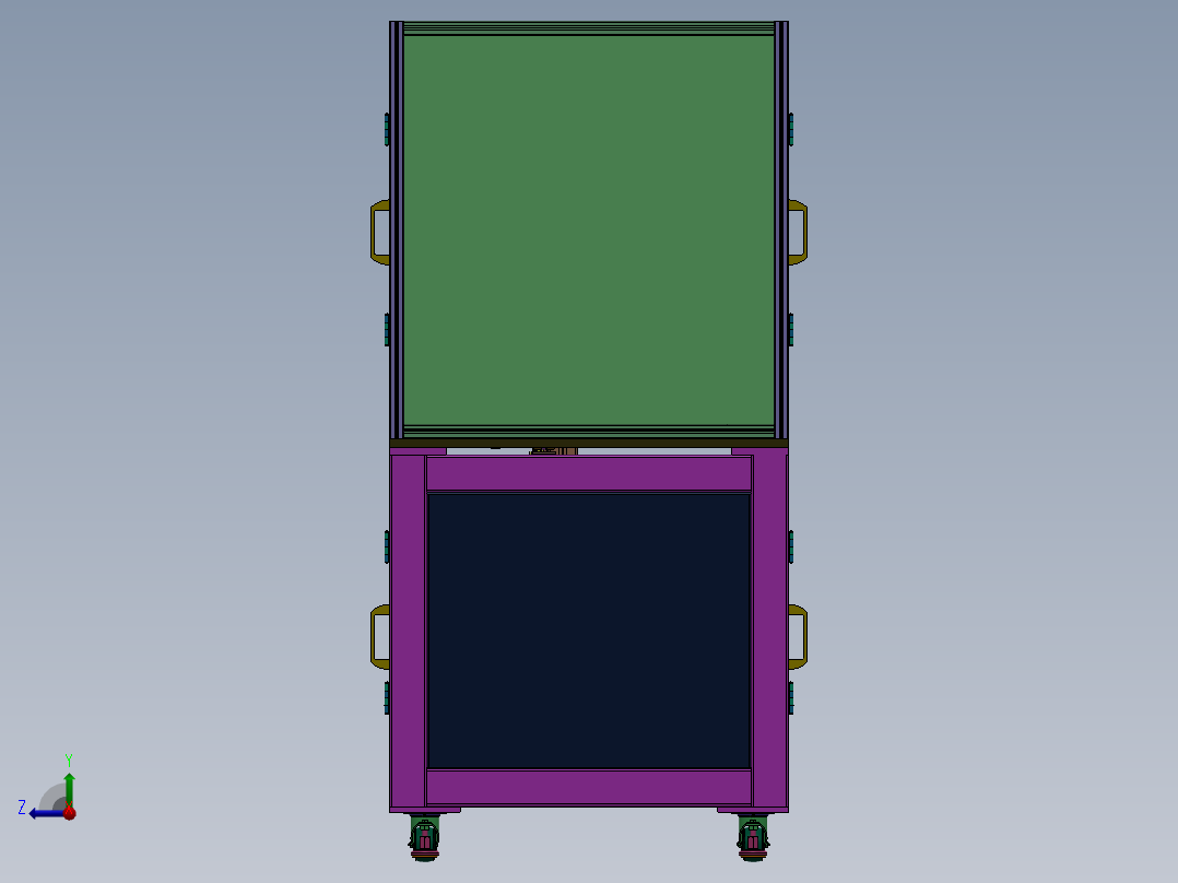 自动扣机设备sw16右视图