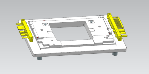 笔记本C壳侧孔位置度检具模型缩略图