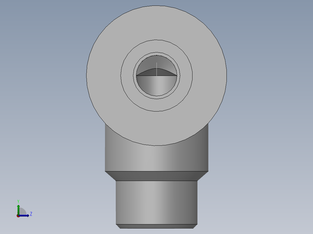 法兰接头、1DFS9-24-12左视图