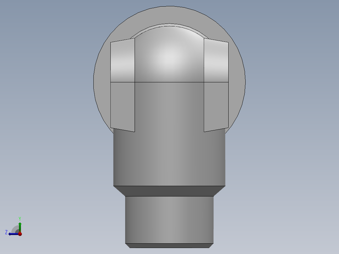 法兰接头、1DFS9-24-12右视图