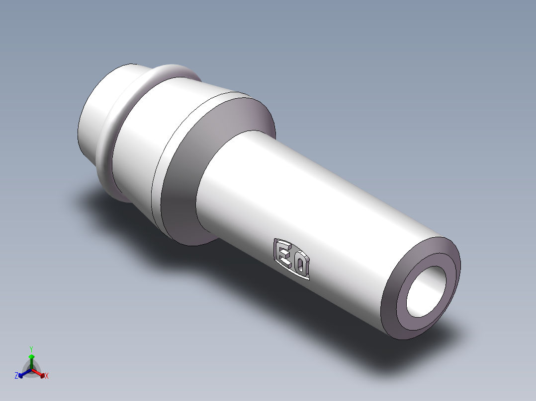 90度焊接接头、SKA08X2正等轴测图