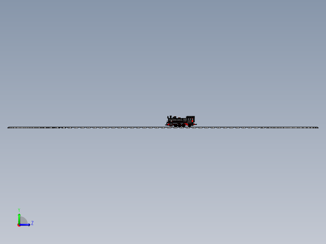 火车、动车、高铁(12)左视图