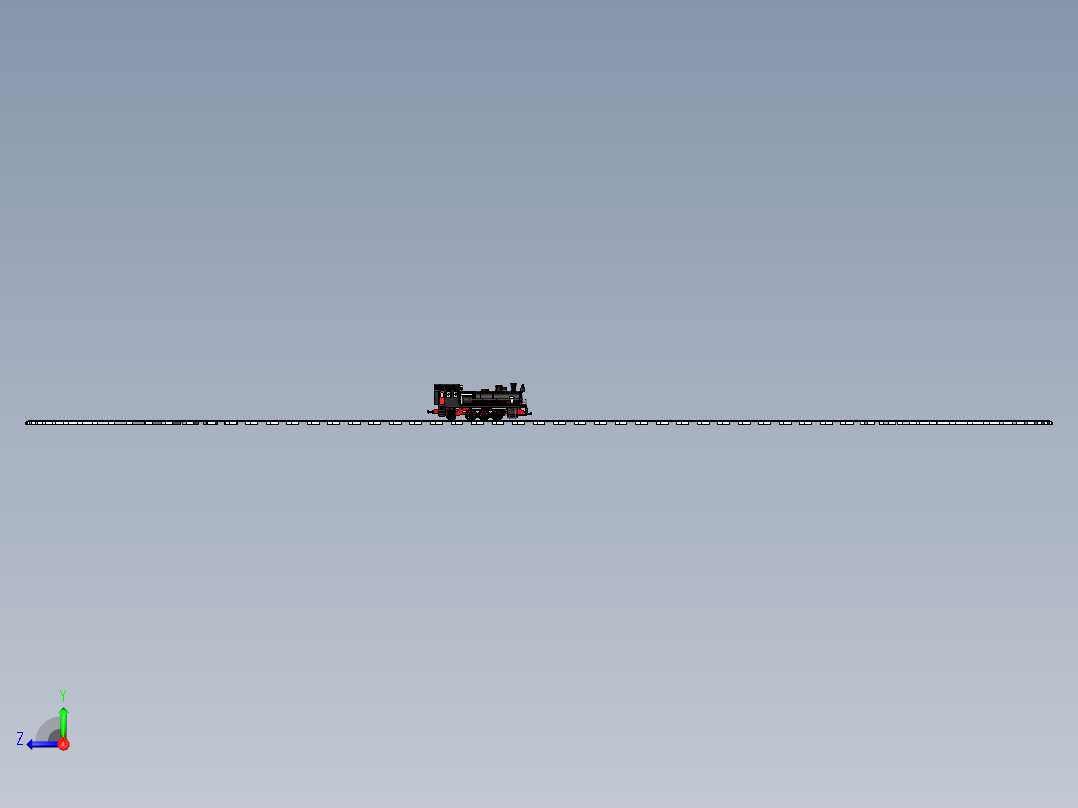 火车、动车、高铁(12)右视图