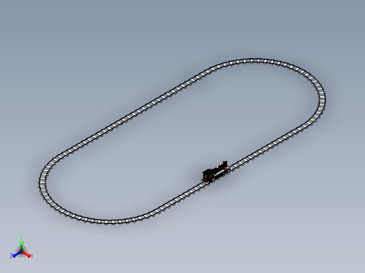 火车、动车、高铁(12)正等轴测缩略图