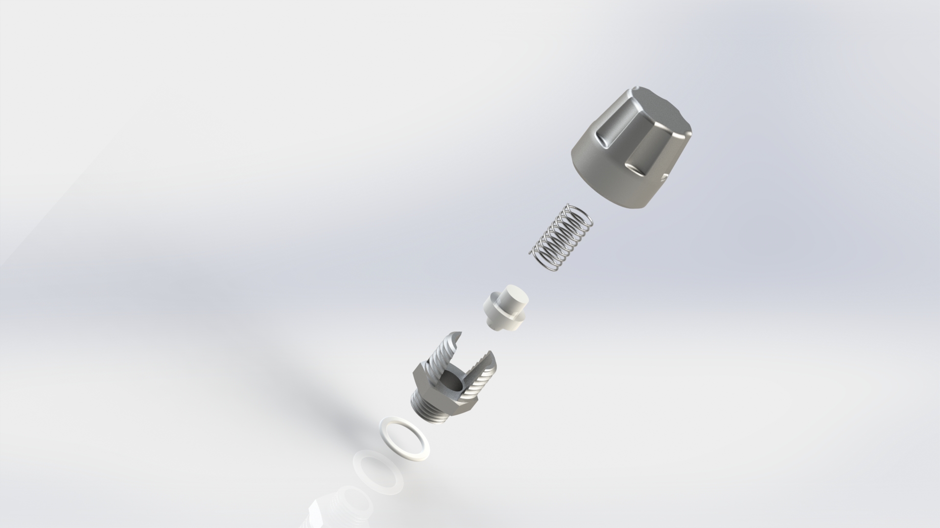 八角双阀摩卡壶-3D模型MF250