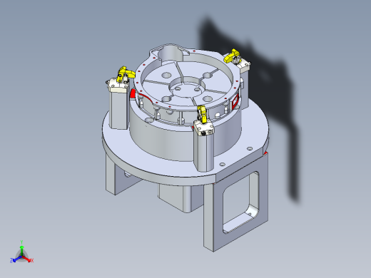 链接环壳体液压夹具